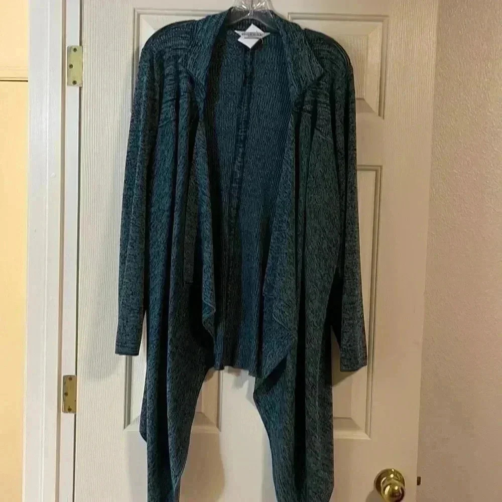 Exclusively Misook Open Cardigan